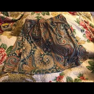 Size L Ojai paisley skirt